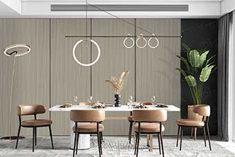 湖北轻奢风格-餐厅