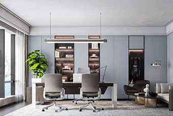 湖北轻奢风格-书房