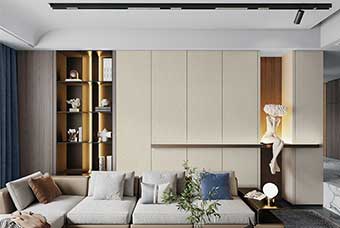 湖北北欧风格-客厅