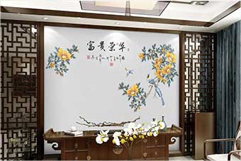 湖北森佰汇航空纤维墙咔（富贵荣华）