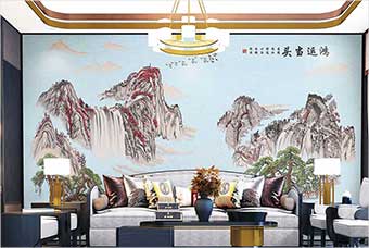 湖北森佰汇航空纤维墙咔(鸿运当头)